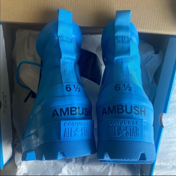 New In Box Converse x Ambush CTAS Hi Top Duck Boot Women’s 8.5 Men’s 6.5 - Picture 8 of 13